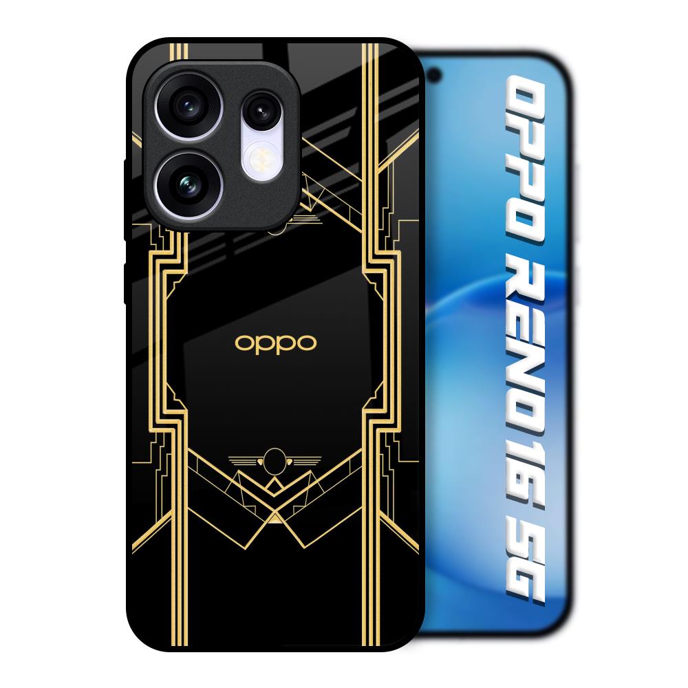 Sacred Logo Oppo Reno16 5G Glass Back Cover Online