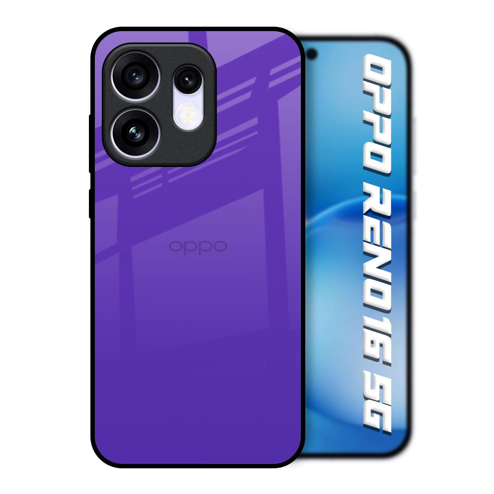 Amethyst Purple Oppo Reno16 5G Glass Back Cover Online