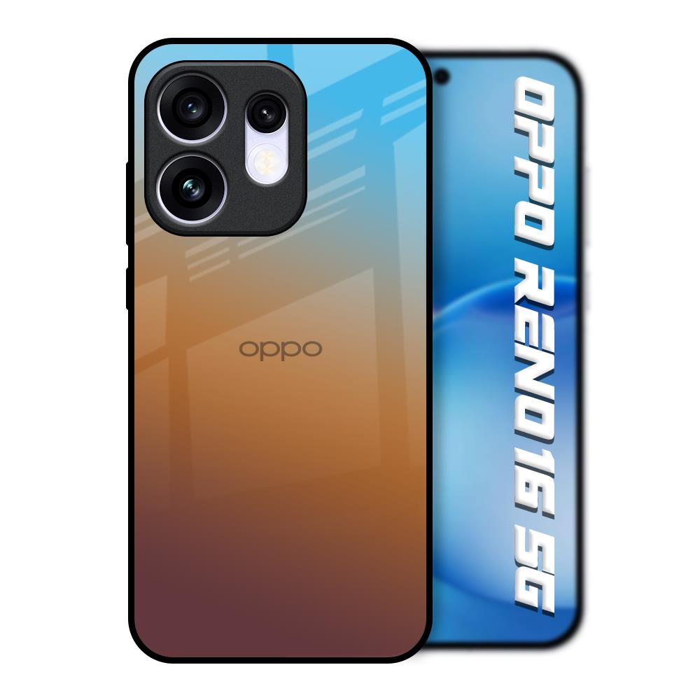 Rich Brown Oppo Reno16 5G Glass Back Cover Online
