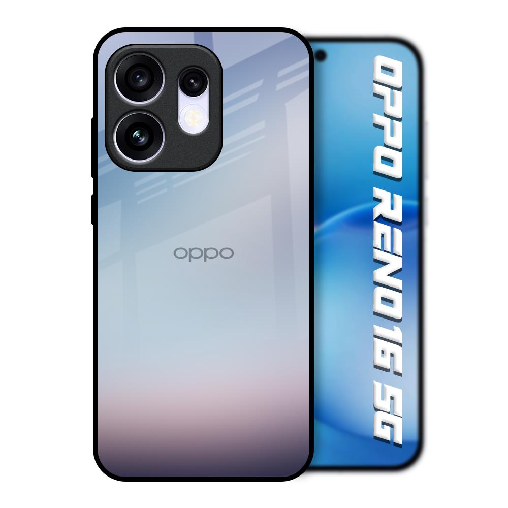 Light Sky Texture Oppo Reno16 5G Glass Back Cover Online