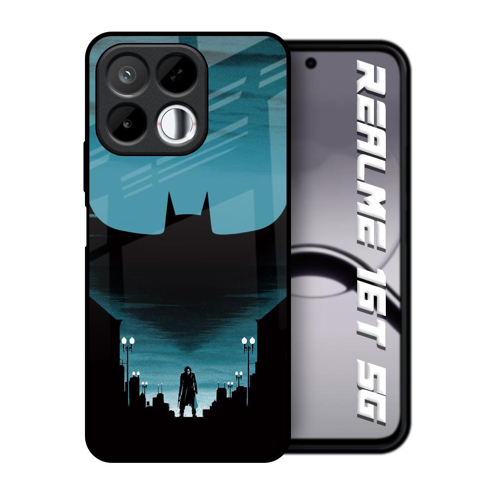 Cyan Bat Realme 16T 5G Glass Back Cover Online