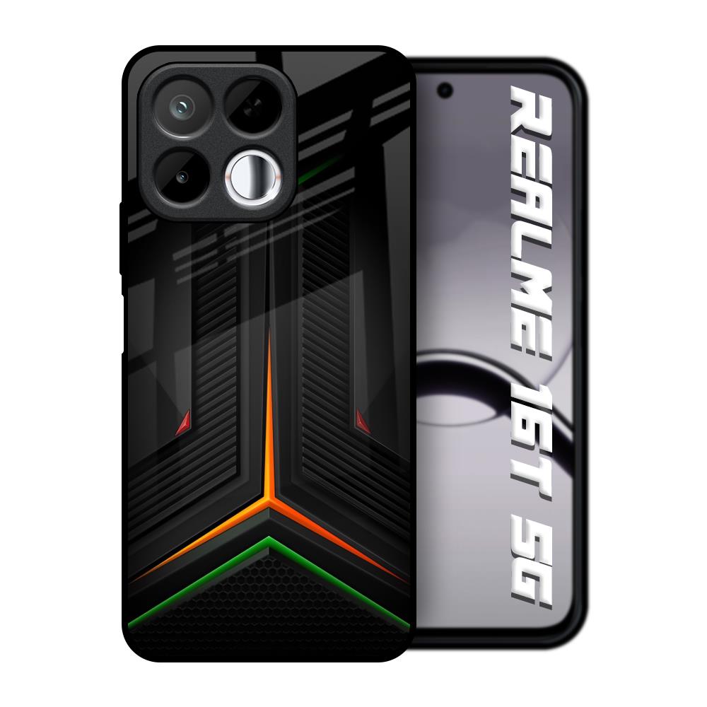 Modern Ultra Chevron Realme 16T 5G Glass Back Cover Online