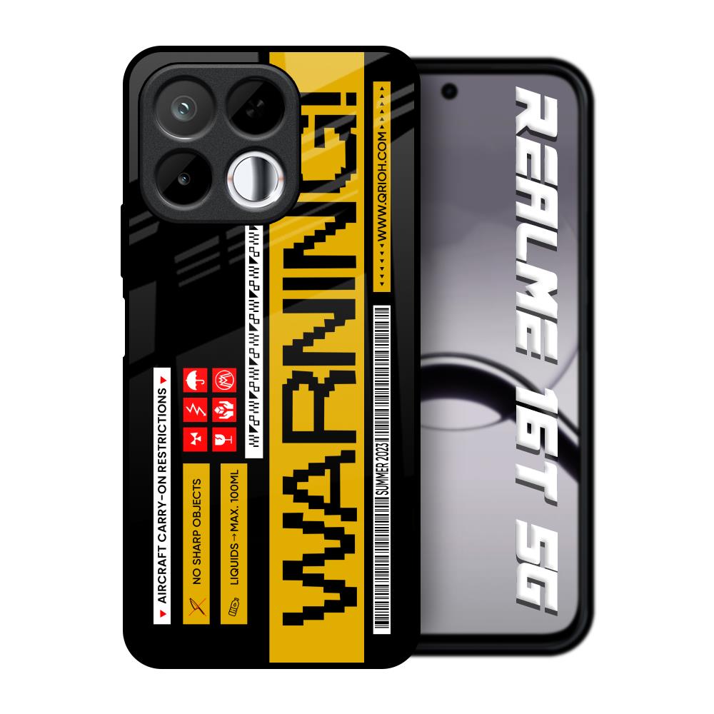 Aircraft Warning Realme 16T 5G Glass Back Cover Online
