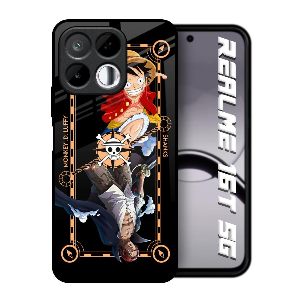 Shanks & Luffy Realme 16T 5G Glass Back Cover Online