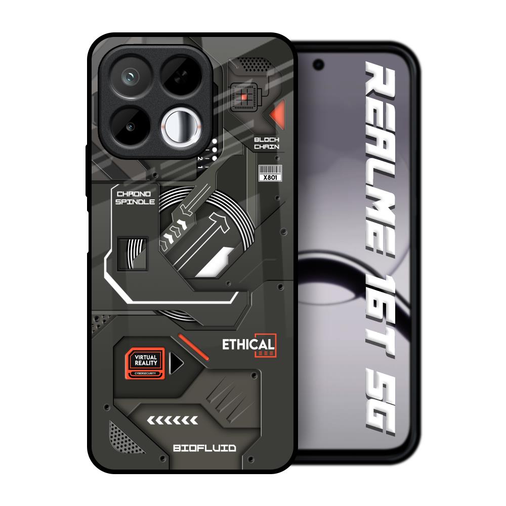 Tech Aesthetics Realme 16T 5G Glass Back Cover Online
