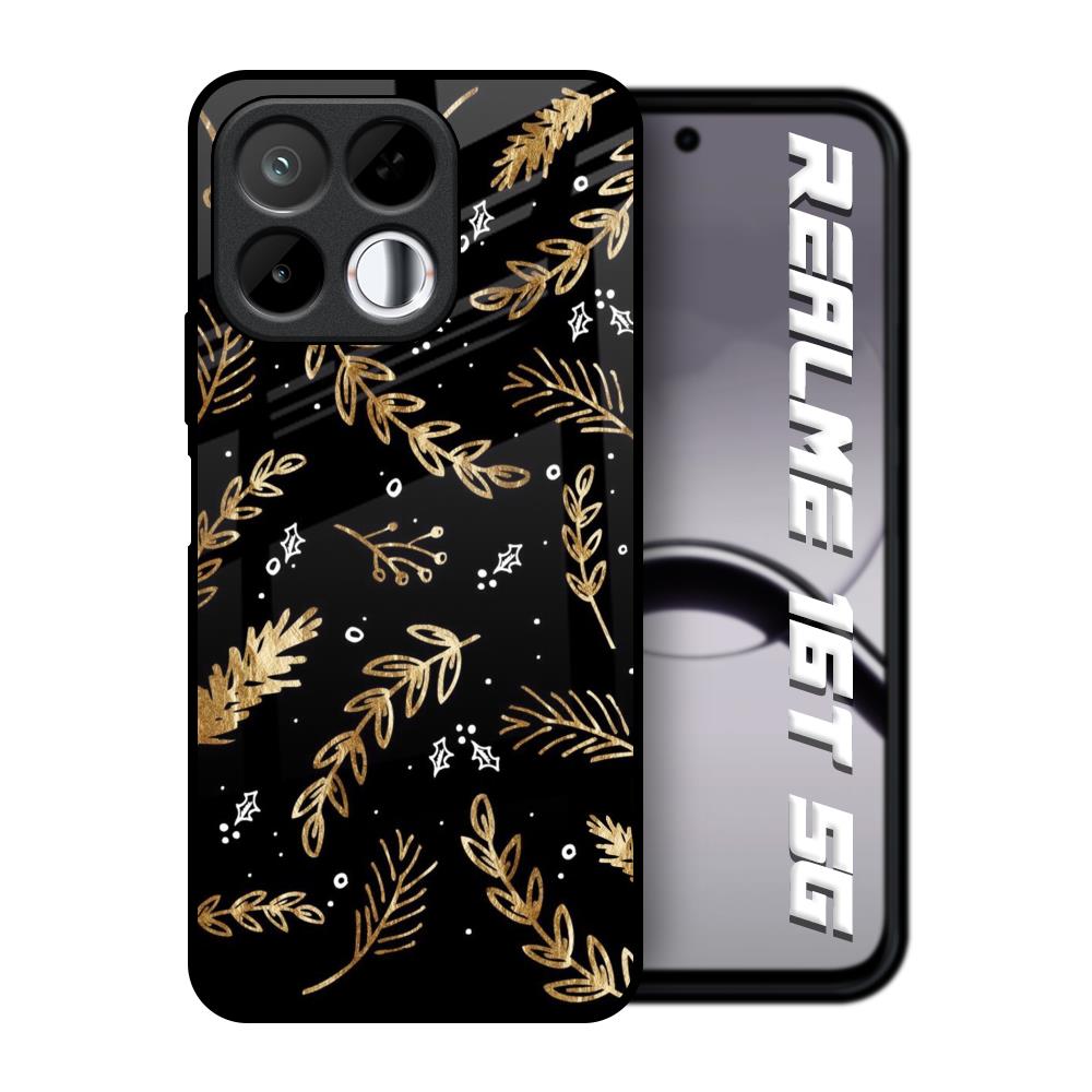 Autumn Leaves Realme 16T 5G Glass Back Cover Online
