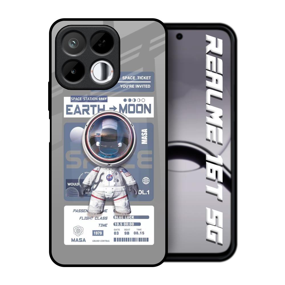 Space Flight Pass Realme 16T 5G Glass Back Cover Online