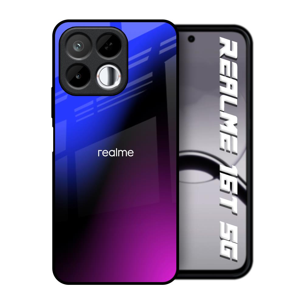 Viola Gradient Realme 16T 5G Glass Back Cover Online