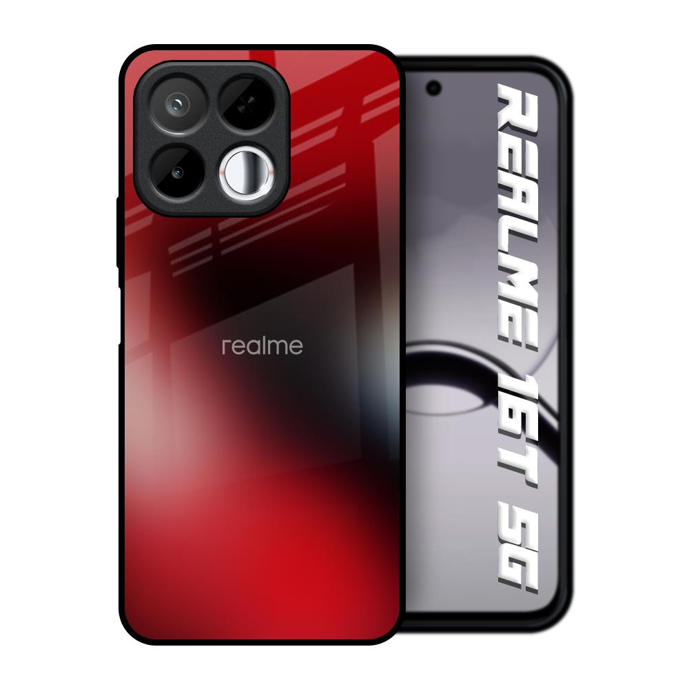 Red Garnet Realme 16T 5G Glass Back Cover Online