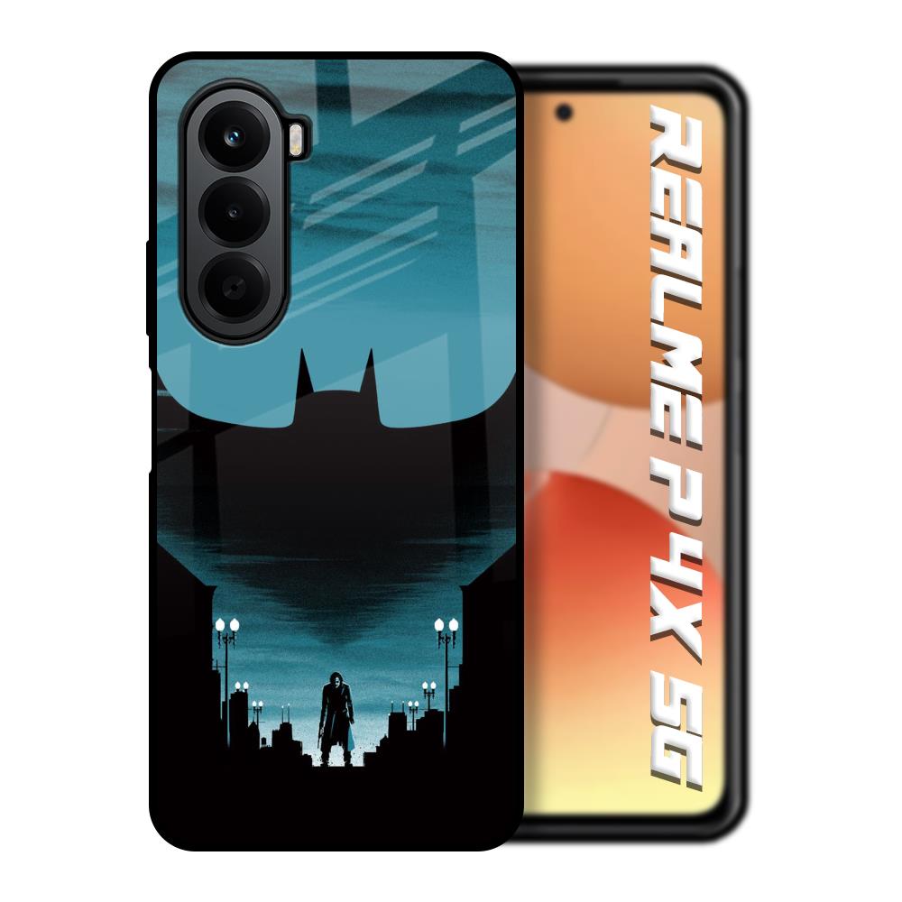 Cyan Bat Realme P4x 5G Glass Back Cover Online