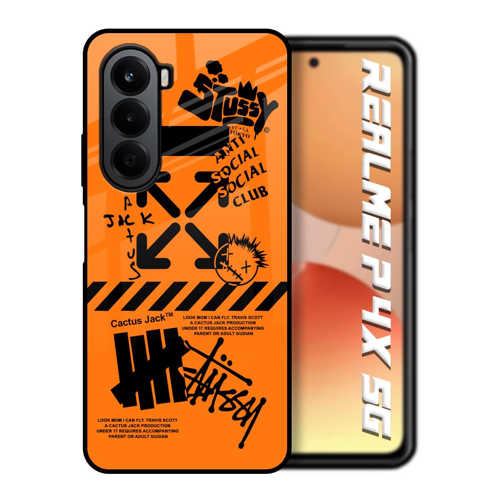 Anti Social Club Realme P4x 5G Glass Back Cover Online
