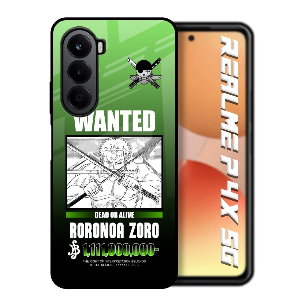 Zoro Wanted Realme P4x 5G Glass Back Cover Online