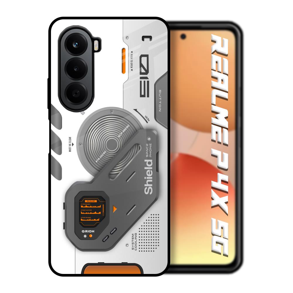 Liberty Cyber Realme P4x 5G Glass Back Cover Online
