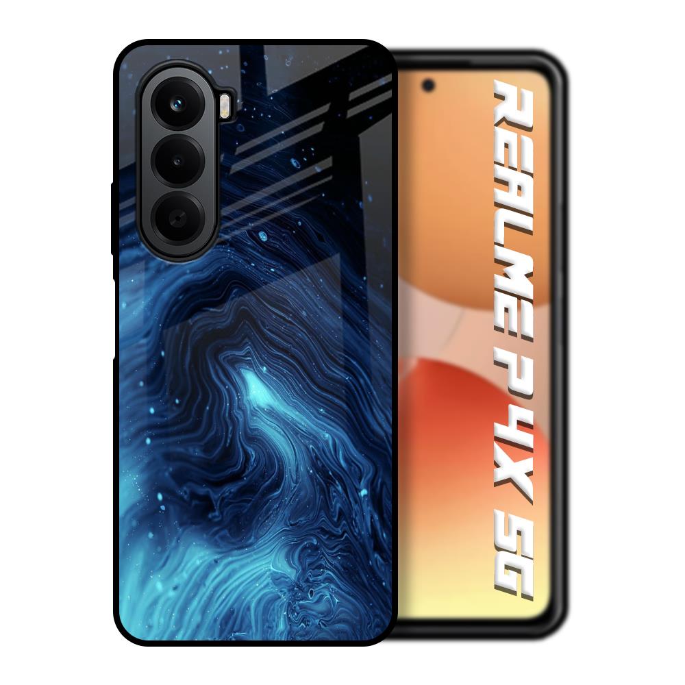 Dazzling Ocean Gradient Realme P4x 5G Glass Back Cover Online
