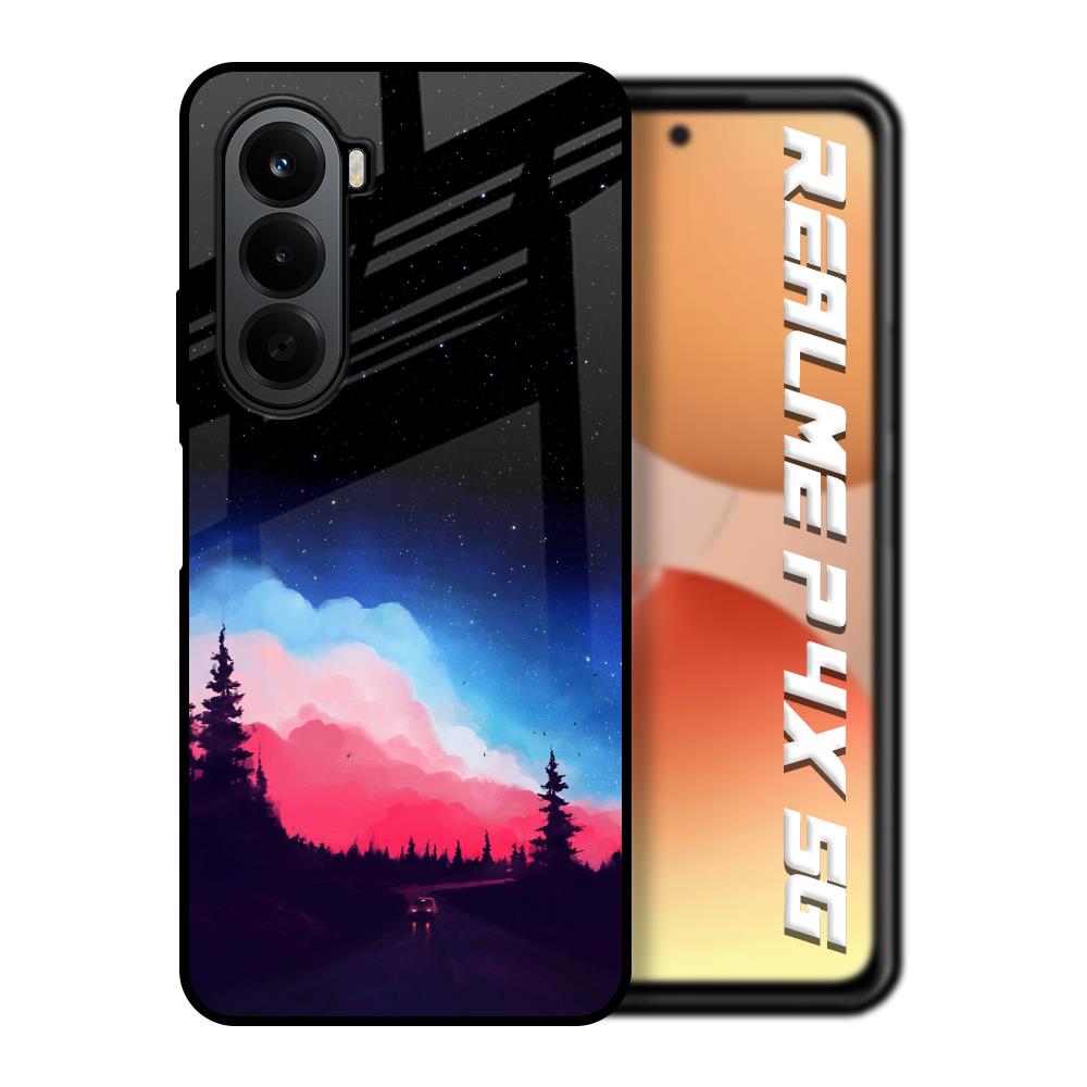 Drive In Dark Realme P4x 5G Glass Back Cover Online
