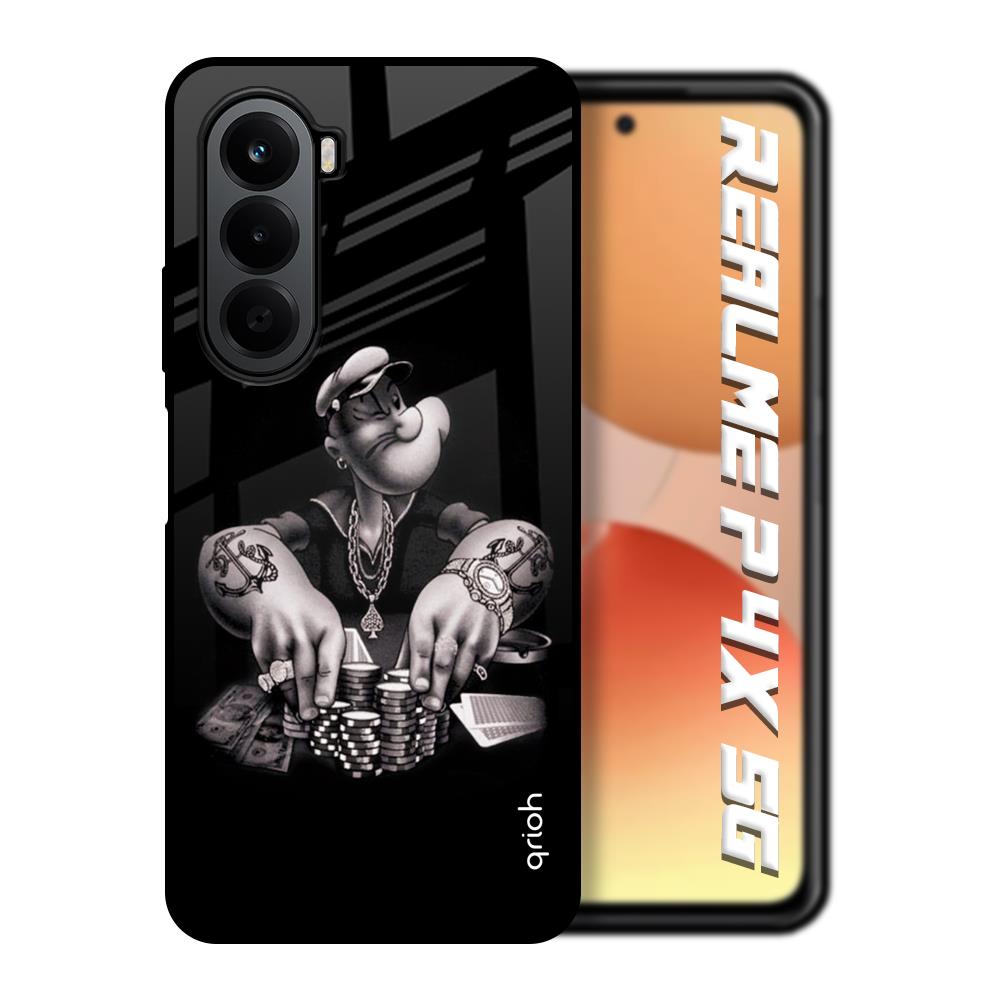 Gambling Problem Realme P4x 5G Glass Back Cover Online