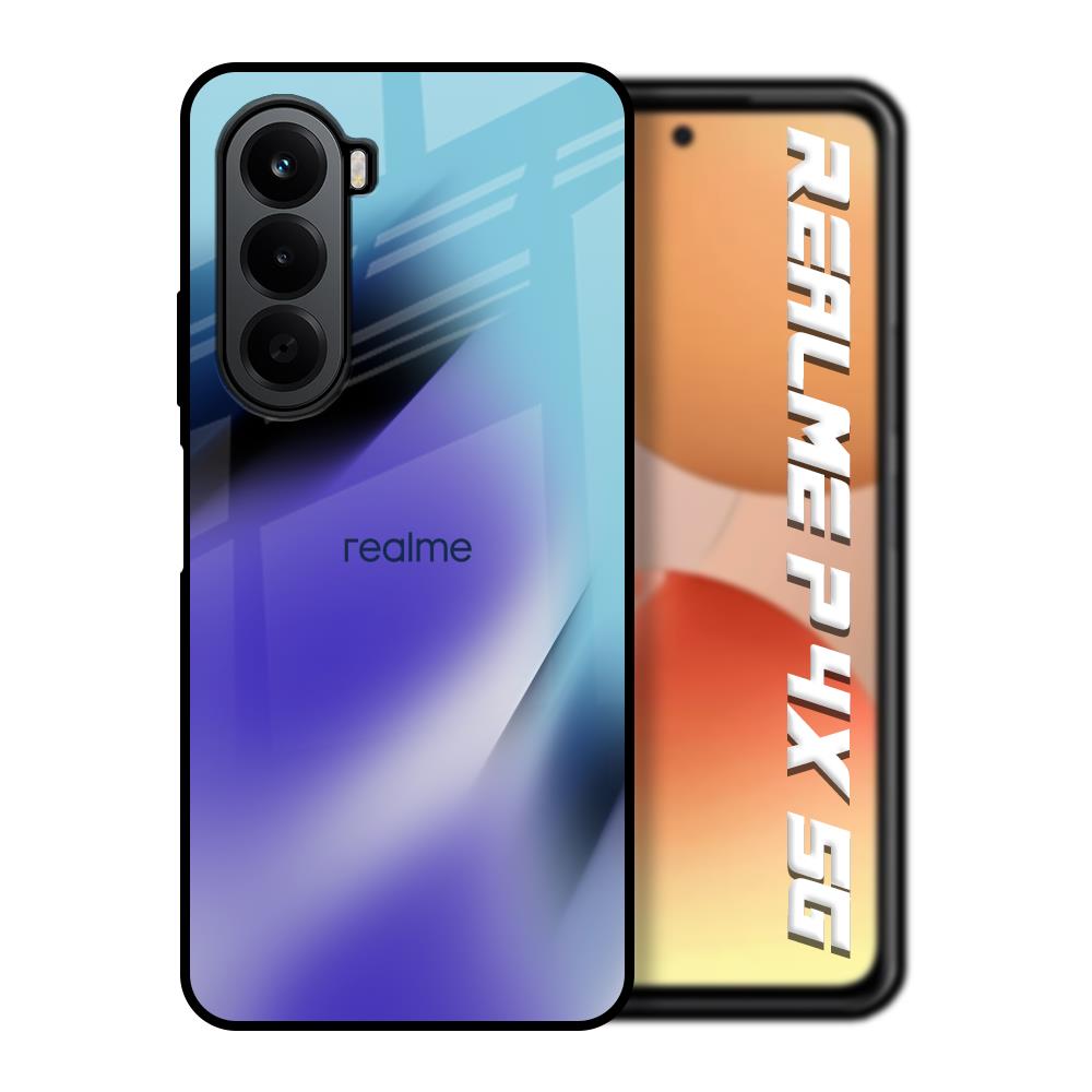 Mystical Gradient Realme P4x 5G Glass Back Cover Online