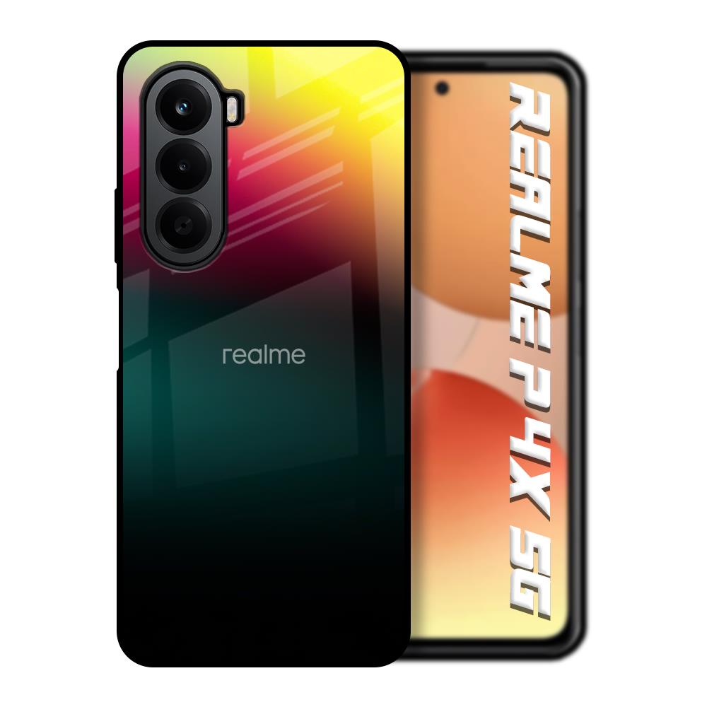 Sunland Gradient Realme P4x 5G Glass Back Cover Online