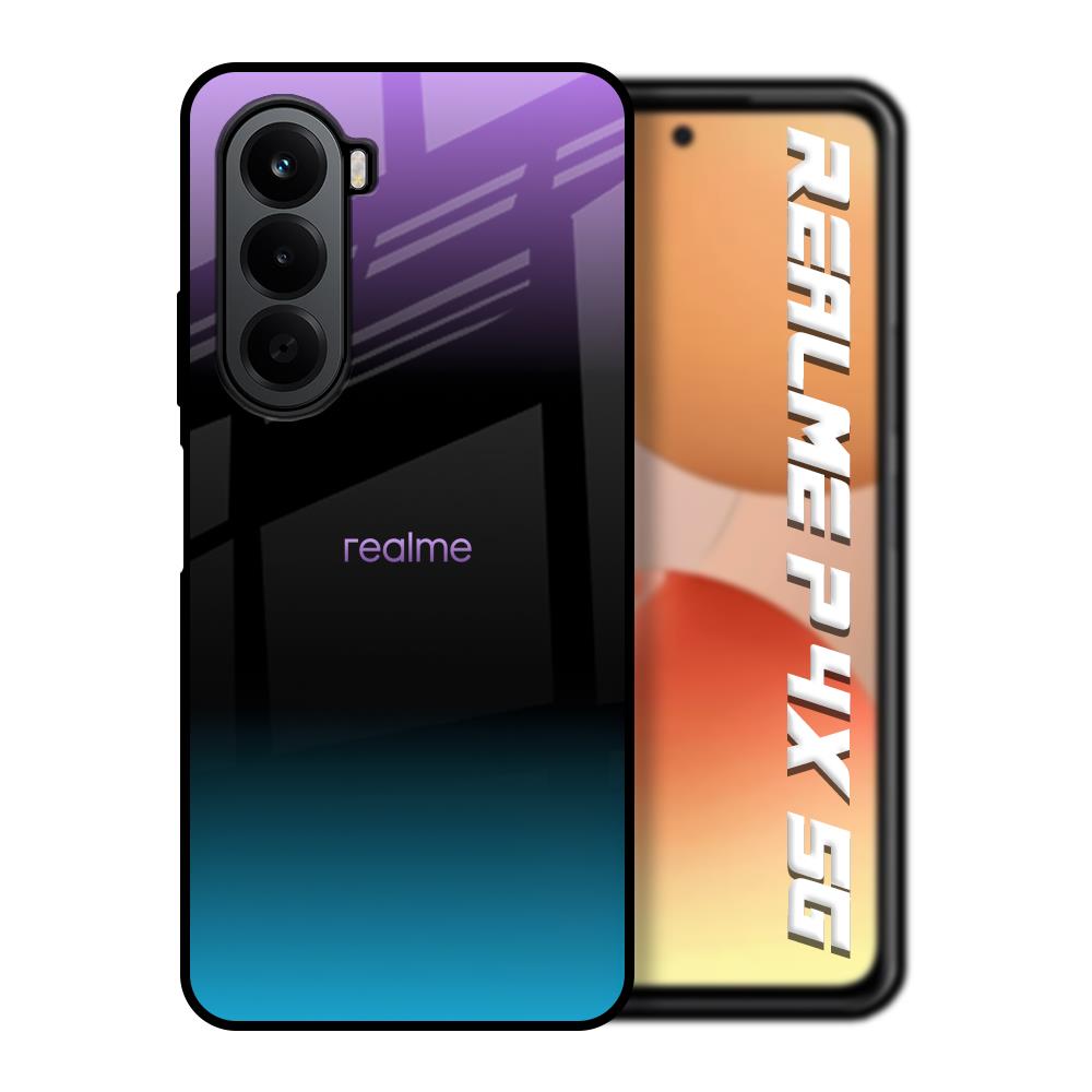 Purplemarine Realme P4x 5G Glass Back Cover Online