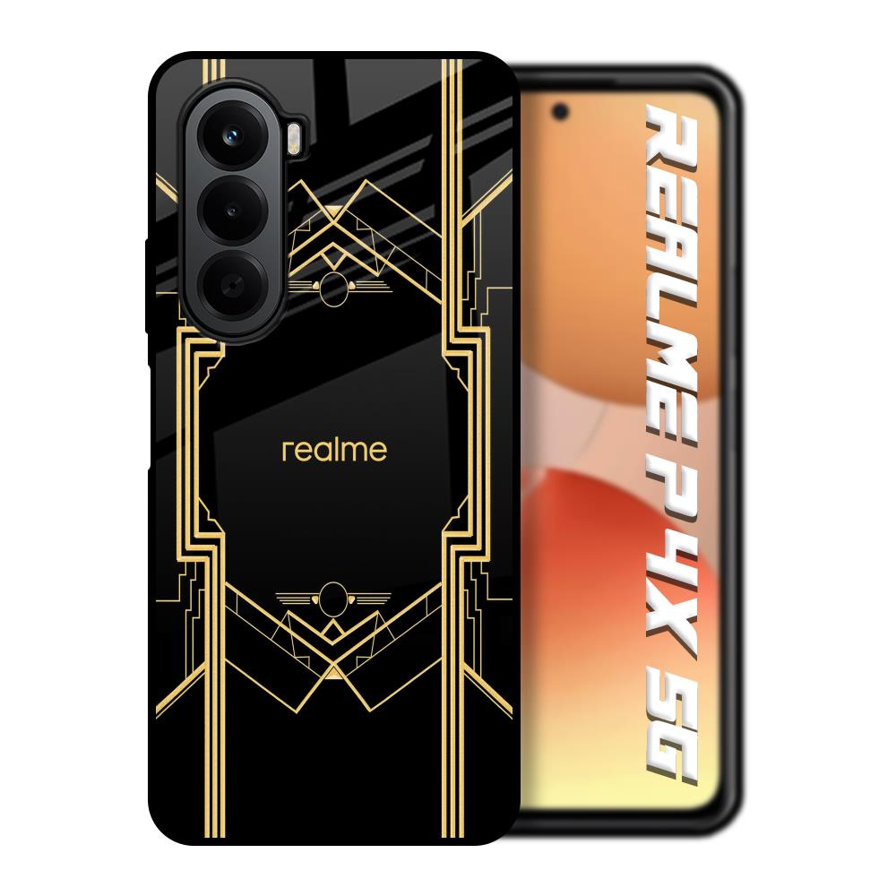 Sacred Logo Realme P4x 5G Glass Back Cover Online