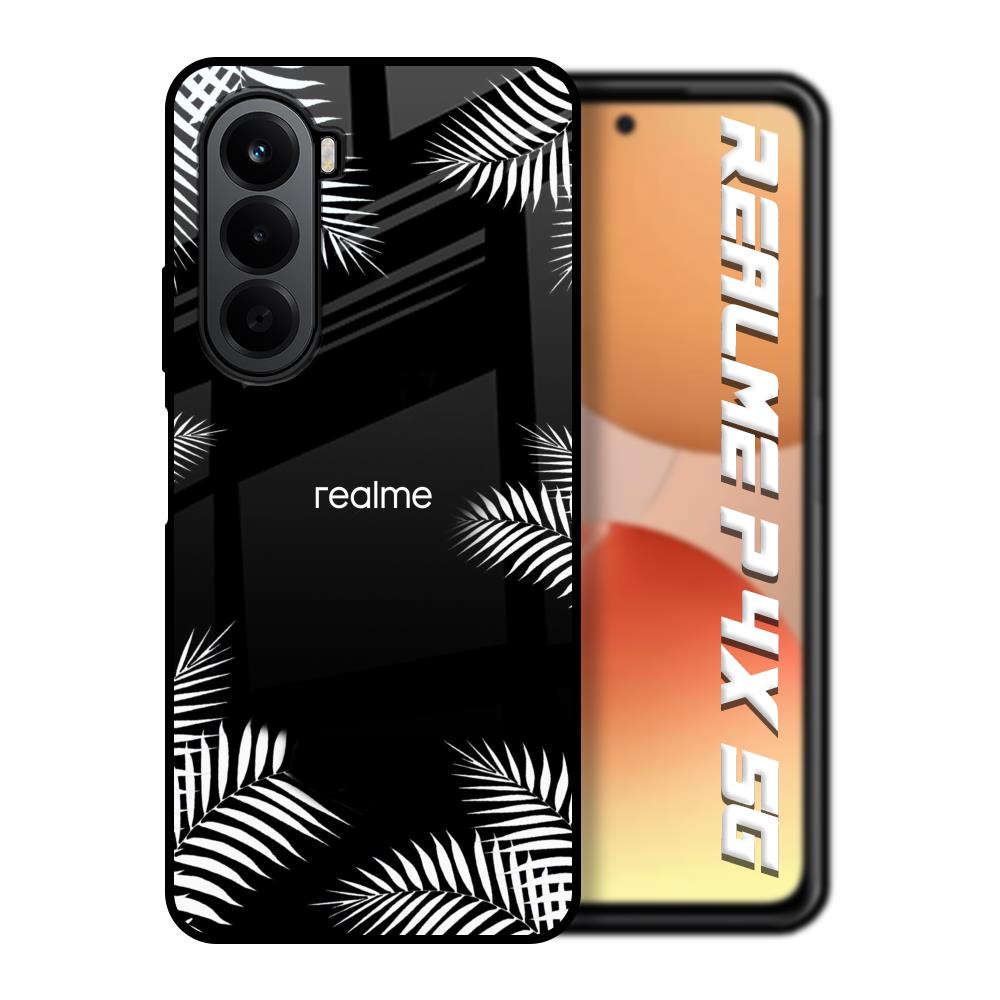 Zealand Fern Design Realme P4x 5G Glass Back Cover Online