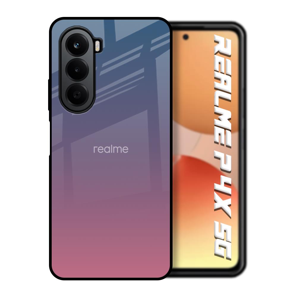 Pastel Gradient Realme P4x 5G Glass Back Cover Online