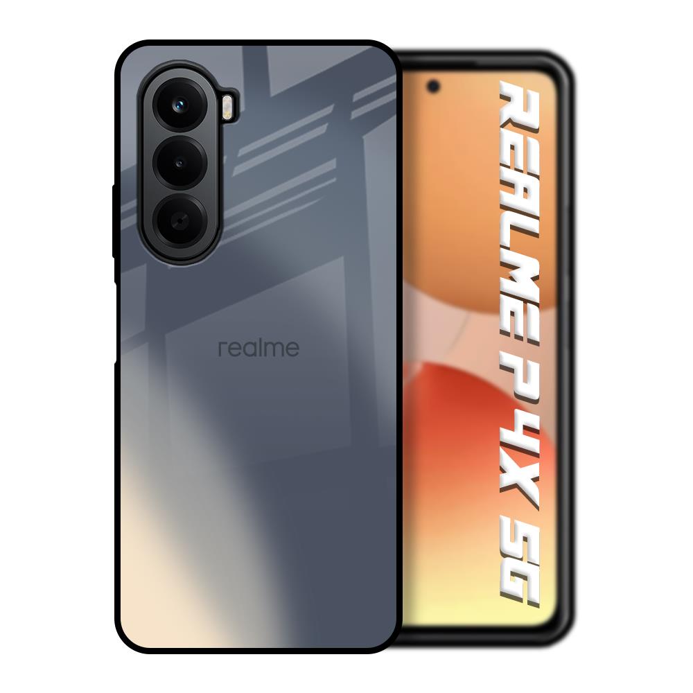 Metallic Gradient Realme P4x 5G Glass Back Cover Online