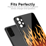 Fire Flame Glass Case for Oppo A18
