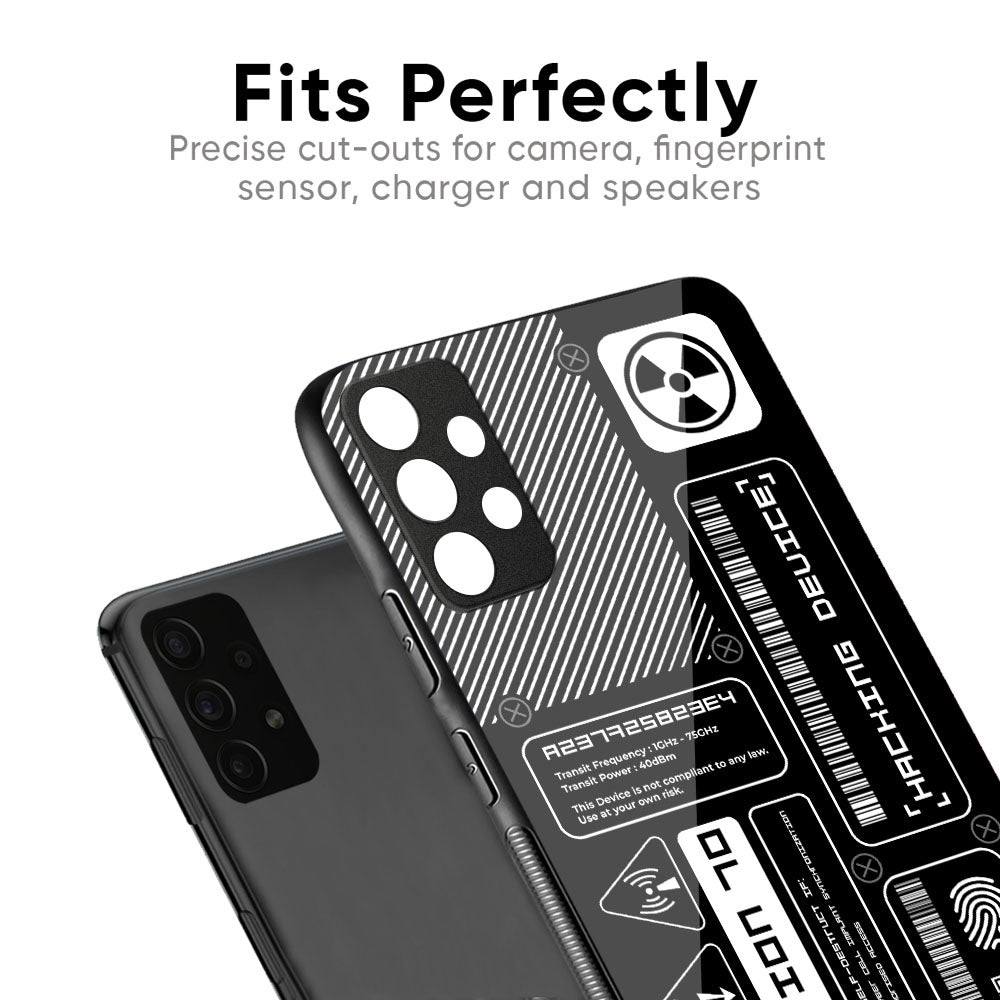 Futuristic Art Glass Case for Vivo X50 Pro