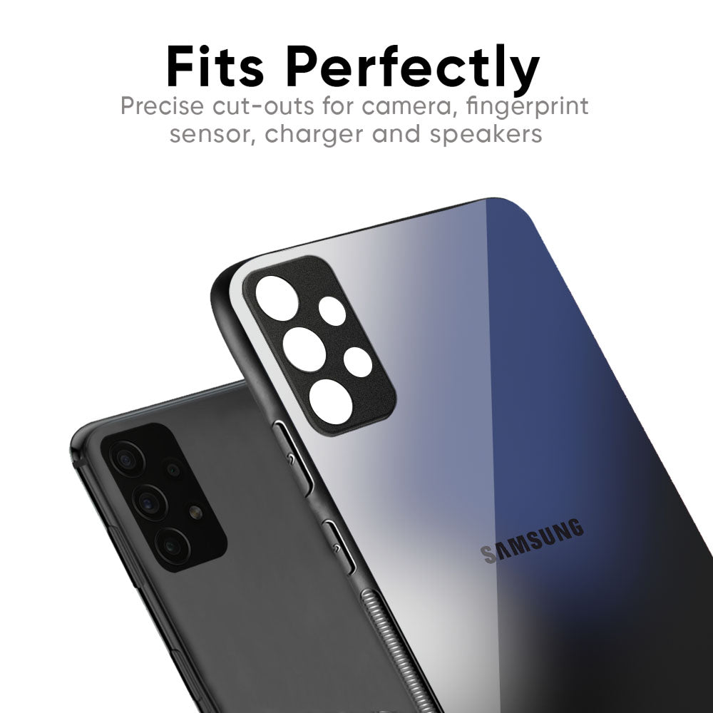 Black Tourmaline Glass Case for Samsung Galaxy M35 5G