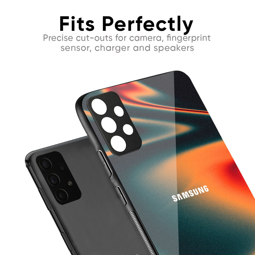 Dusty Galaxy Glass Case for Samsung Galaxy M35 5G