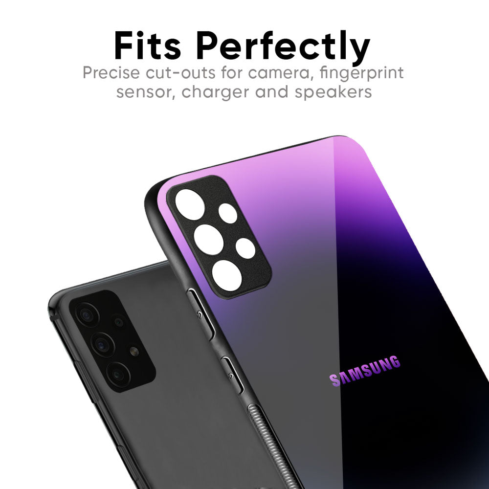 Purple Fusion Glass Case for Samsung Galaxy M35 5G