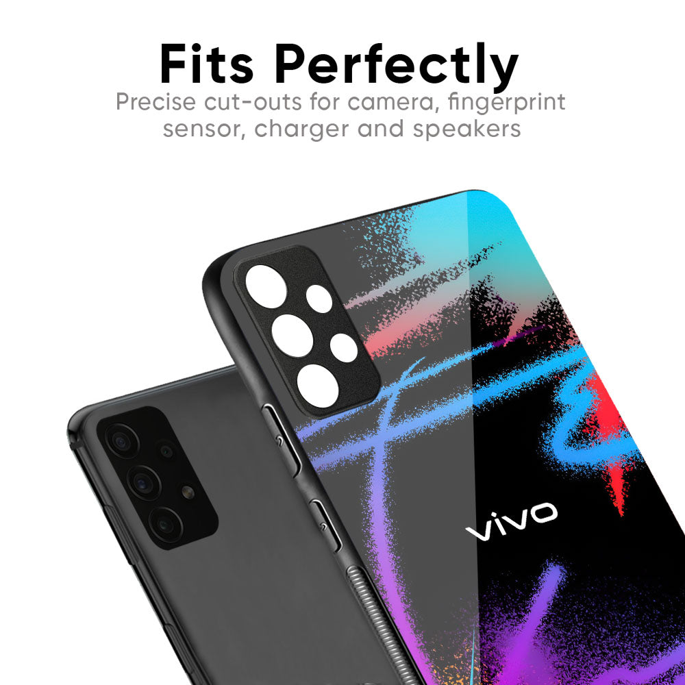 Brushy Color Glass Case for IQOO Z9s Pro 5G
