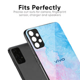 Mixed Watercolor Glass Case for Vivo Y200 5G