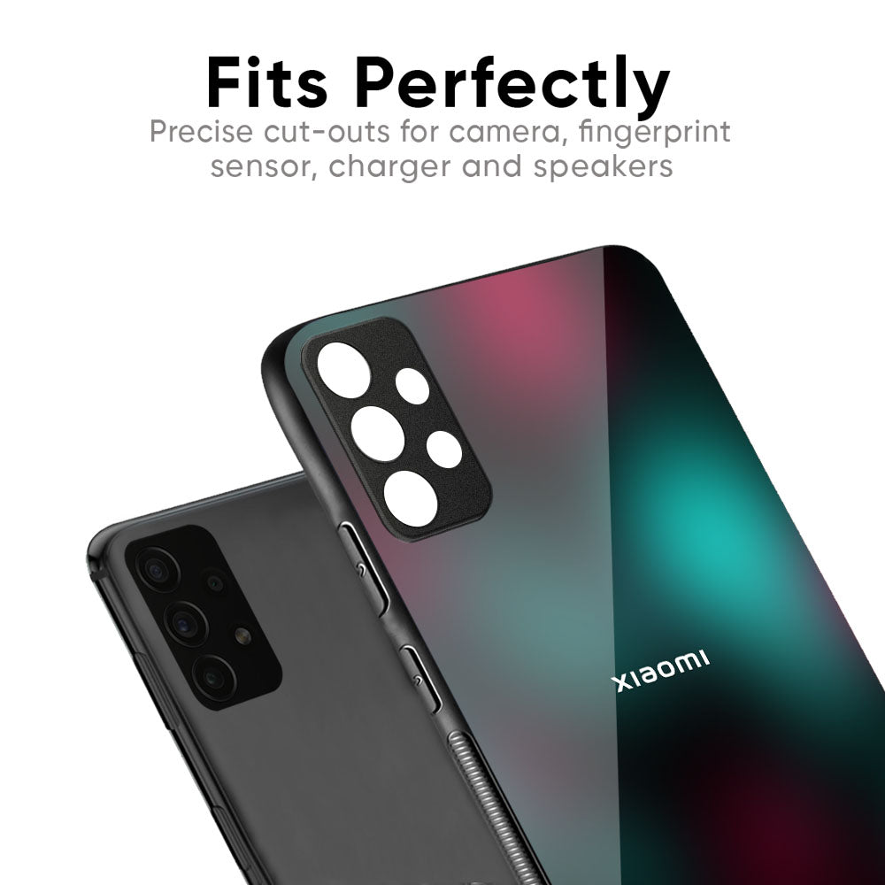 Dark Gradiant Glass Case for Redmi Note 14 5G