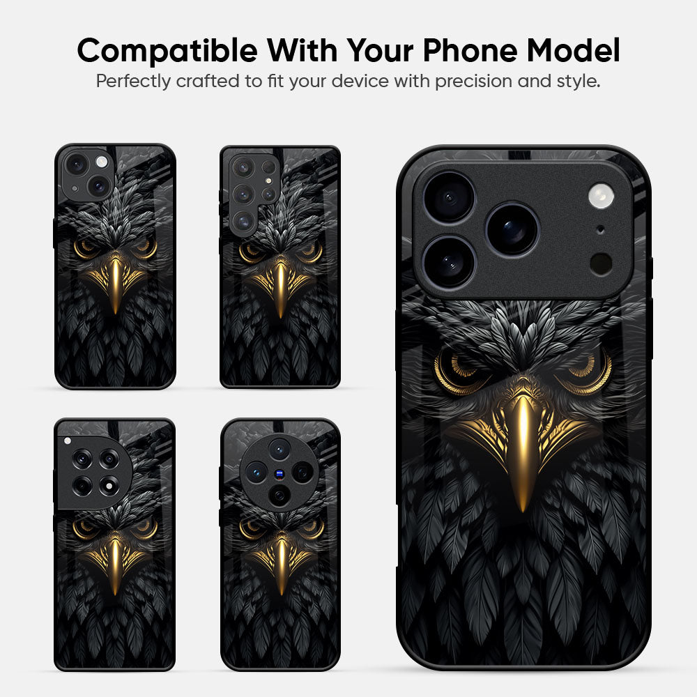 Scary Eagle Eye Glass Case