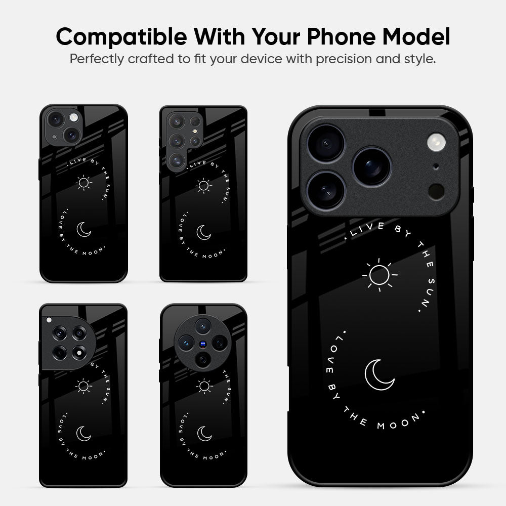 Sun Moon Love Glass Case