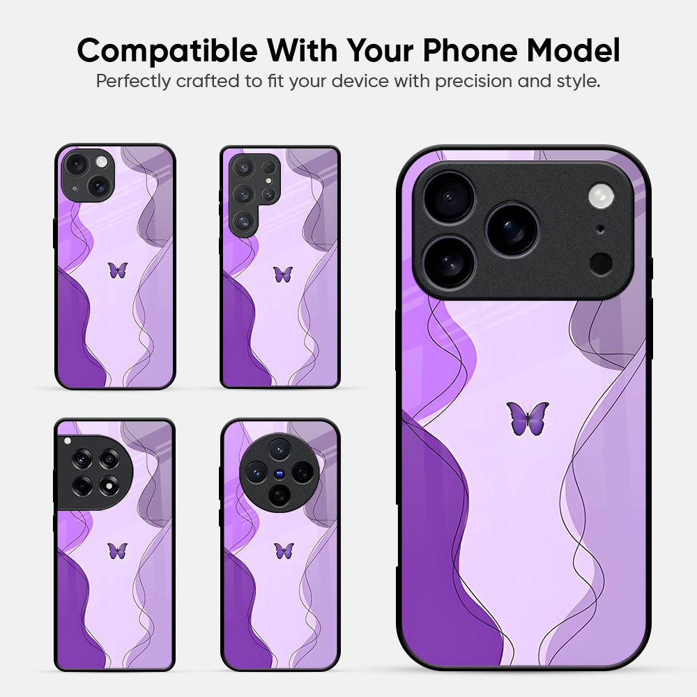 Mauve Magic Glass Case
