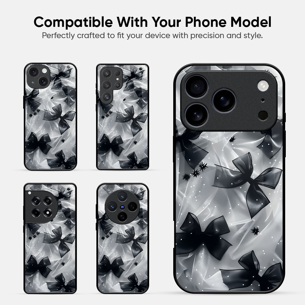 Elegant Bow Glass Case