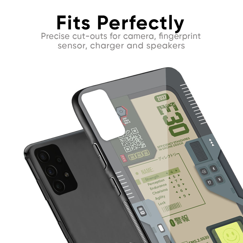 Art Station Glass Case for Samsung Galaxy F41