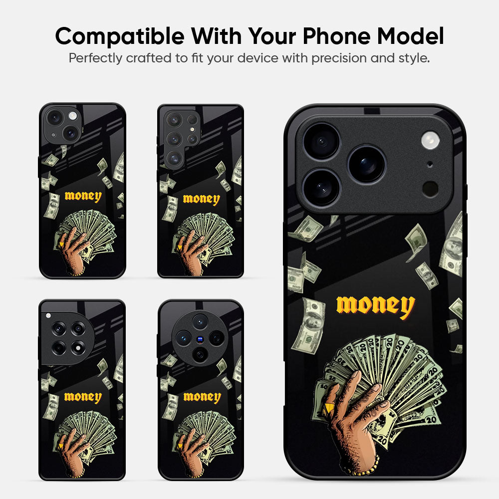 Cash clutch Glass Case