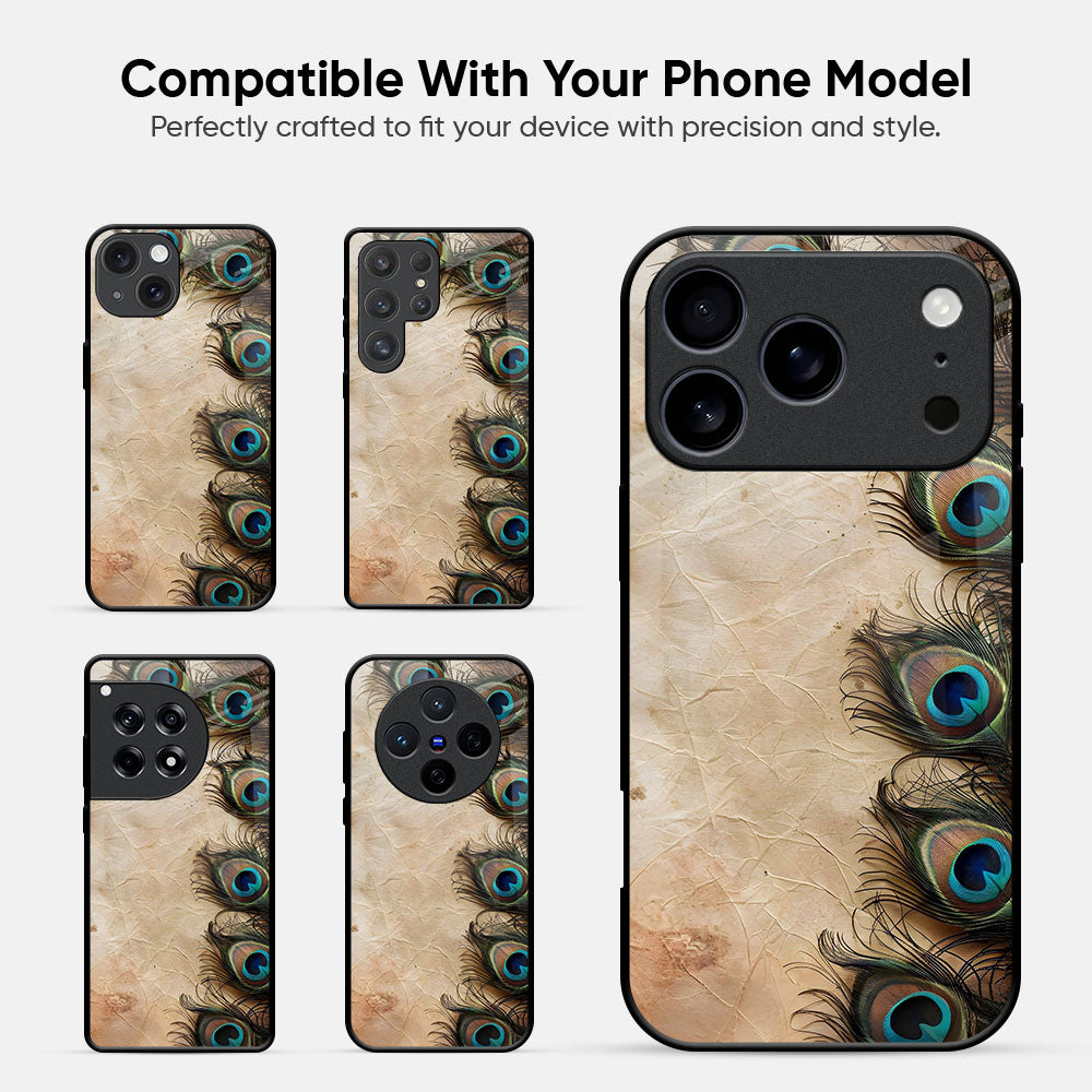 Mystic Feather Glass Case