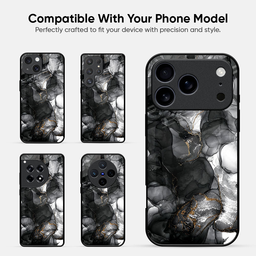 Charcoal Mirage Glass Case