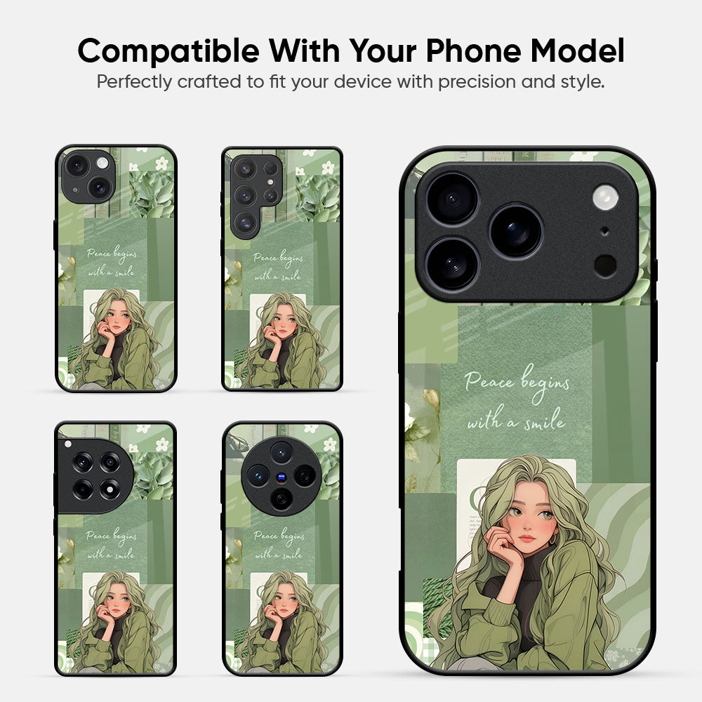 Fantasy Girl Glass Case