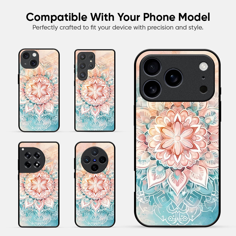 Mandala Mirage Glass Case