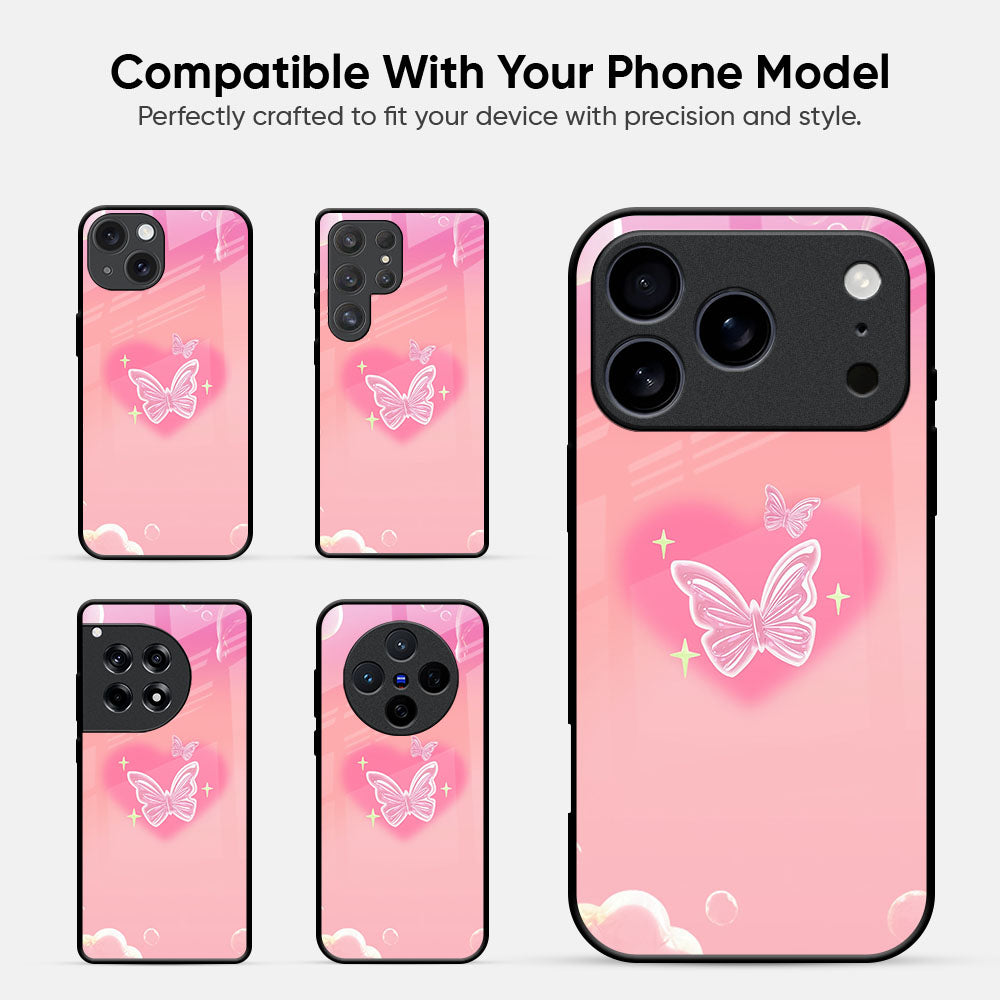 Fluttering Bliss Glass Case