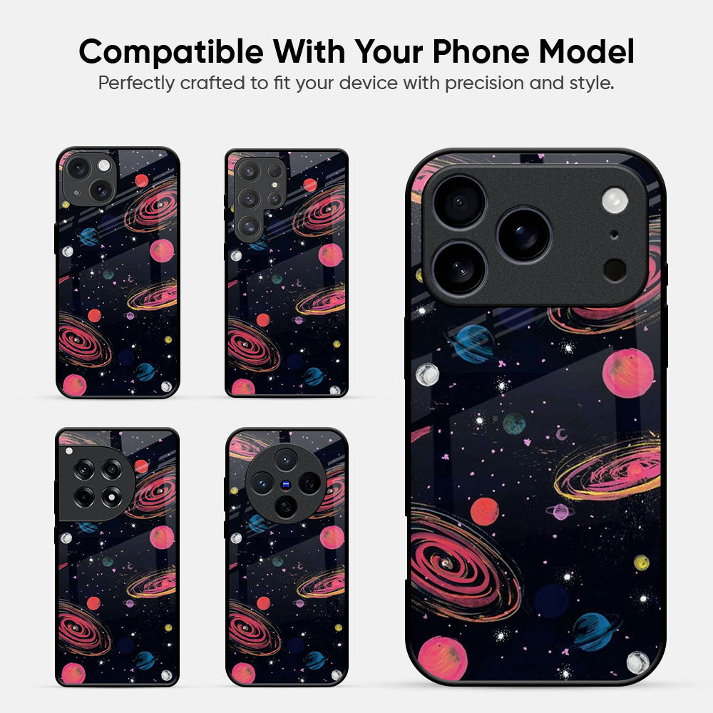 Galaxy In Dream Glass Case