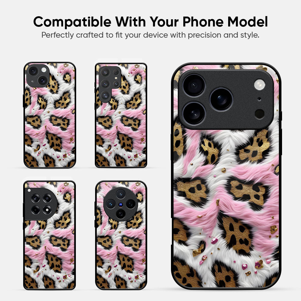 Blush Leopard Glass Case