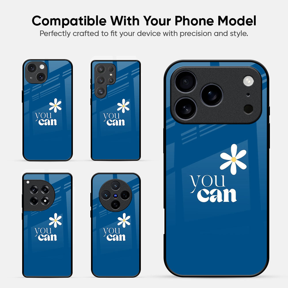 You Can Daisy Glass Case