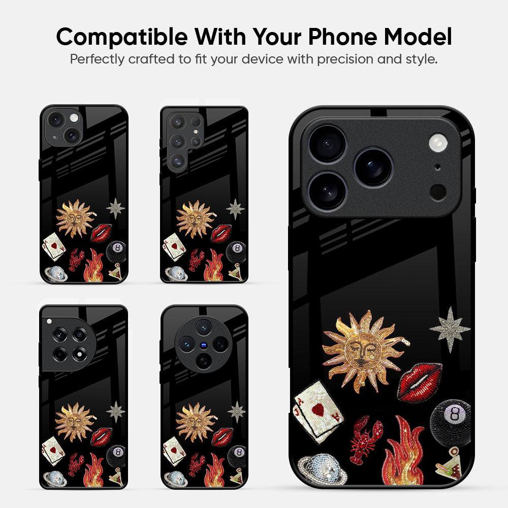 Celestial Sun Glass Case